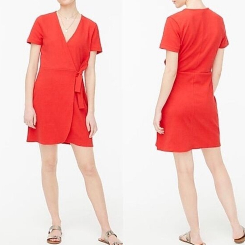 J. Crew Factory Persimmon Wrap Dress